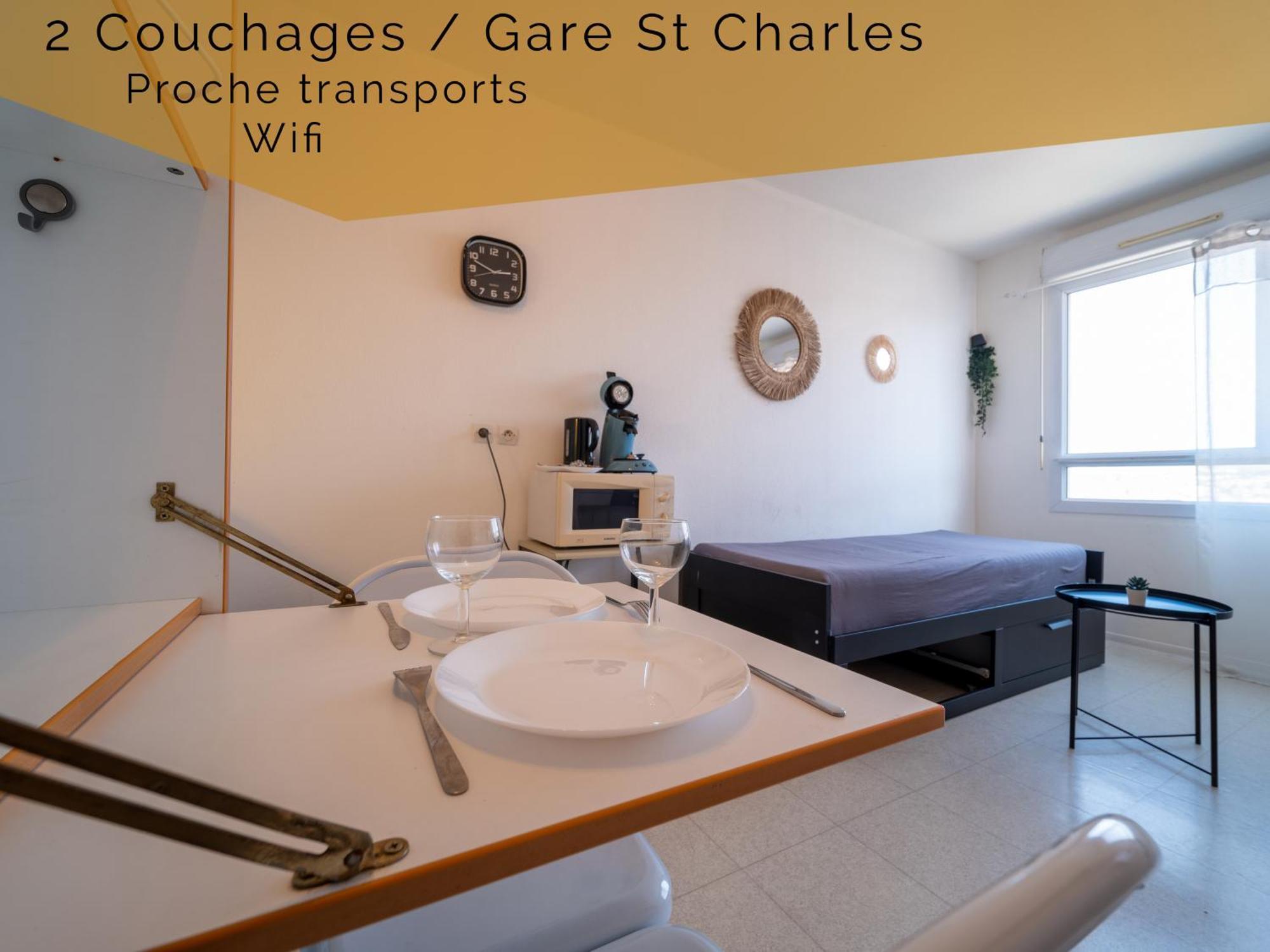 Fully Equipped Apartment St Charles Station Marsiglia Esterno foto